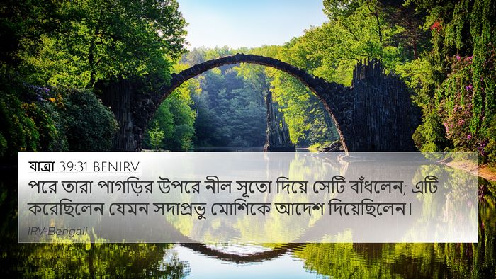 যাত্ৰা 39:31 BENIRV Bible Verse Image