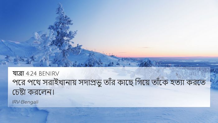 যাত্ৰা 4:24 BENIRV Bible Verse Image