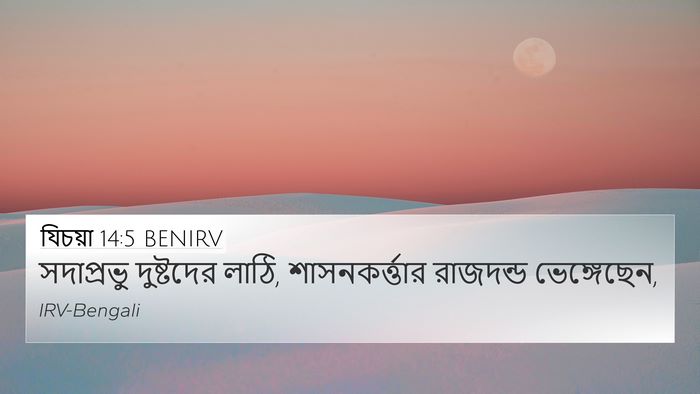 যিচয়া 14:5 BENIRV Bible Verse Image