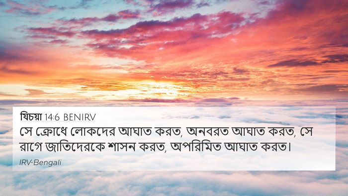 যিচয়া 14:6 BENIRV Bible Verse Image