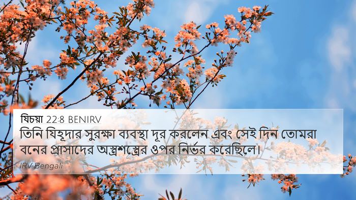 যিচয়া 22:8 BENIRV Bible Verse Image