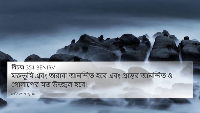 যিচয়া 35:1 BENIRV Bible Verse Image