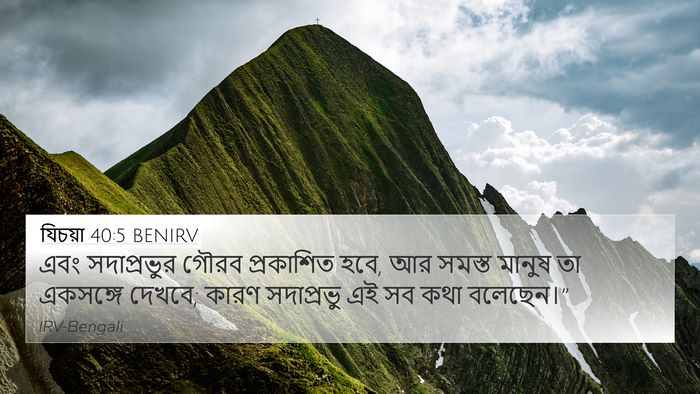 যিচয়া 40:5 BENIRV Bible Verse Image