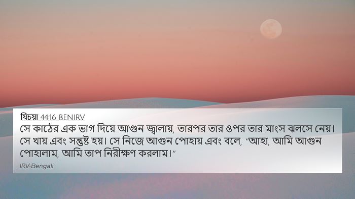 যিচয়া 44:16 BENIRV Bible Verse Image