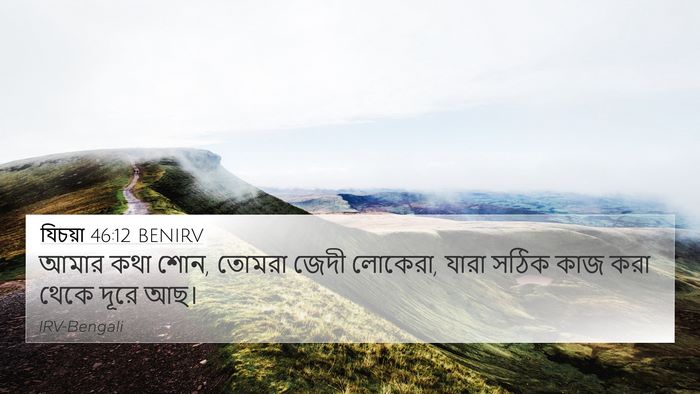 যিচয়া 46:12 BENIRV Bible Verse Image
