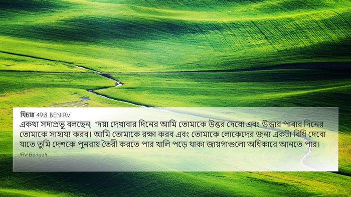 যিচয়া 49:8 BENIRV Bible Verse Image