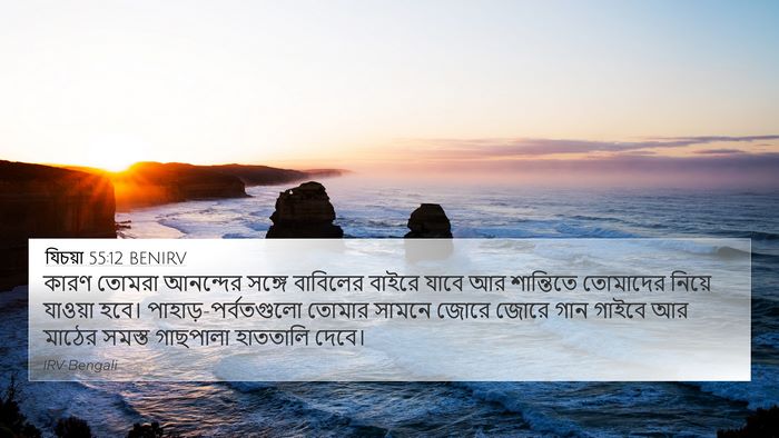 যিচয়া 55:12 BENIRV Bible Verse Image
