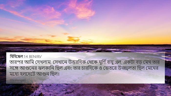 যিহিষ্কেল 1:4 BENIRV Bible Verse Image
