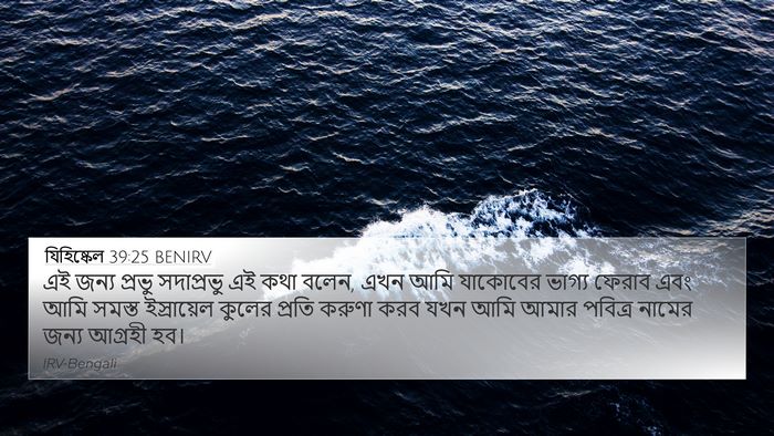 যিহিষ্কেল 39:25 BENIRV Bible Verse Image