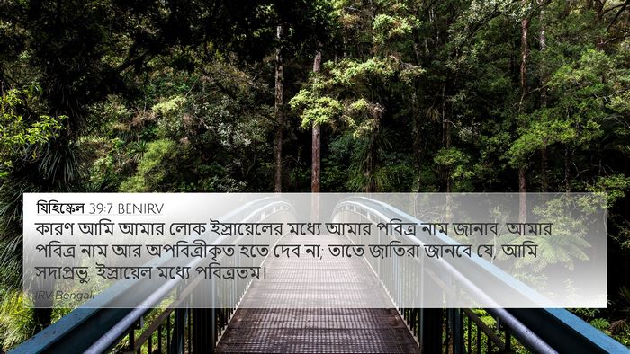 যিহিষ্কেল 39:7 BENIRV Bible Verse Image