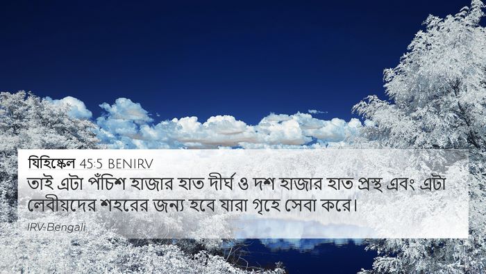 যিহিষ্কেল 45:5 BENIRV Bible Verse Image