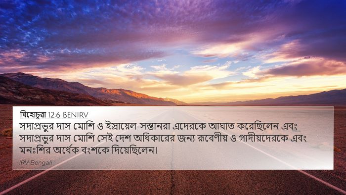 যিহোচূৱা 12:6 BENIRV Bible Verse Image