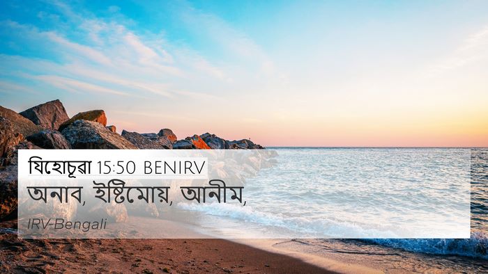 যিহোচূৱা 15:50 BENIRV Bible Verse Image