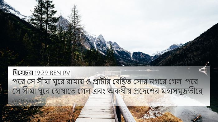 যিহোচূৱা 19:29 BENIRV Bible Verse Image