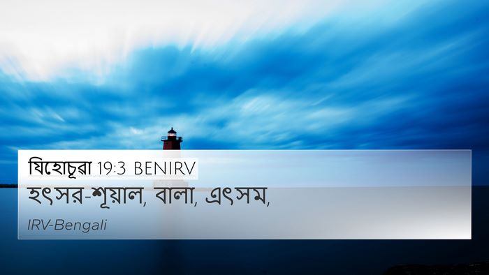 যিহোচূৱা 19:3 BENIRV Bible Verse Image