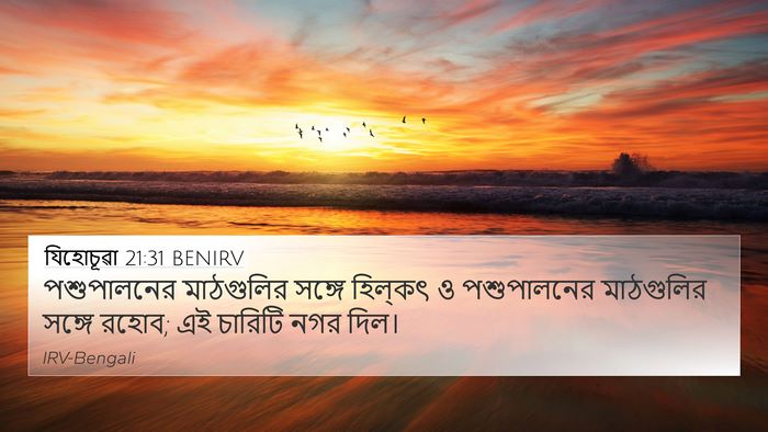 যিহোচূৱা 21:31 BENIRV Bible Verse Image