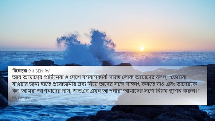 যিহোচূৱা 9:11 BENIRV Bible Verse Image