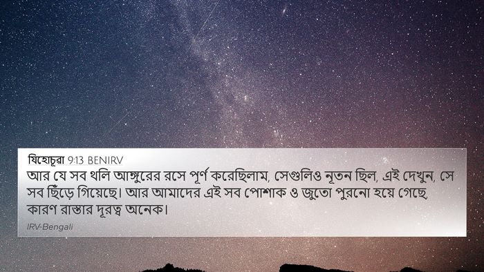 যিহোচূৱা 9:13 BENIRV Bible Verse Image
