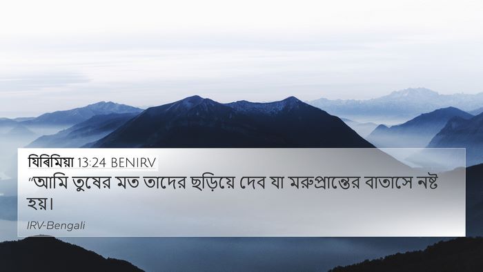 যিৰিমিয়া 13:24 BENIRV Bible Verse Image