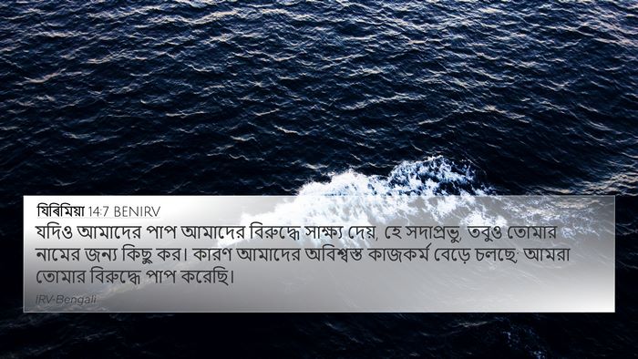 যিৰিমিয়া 14:7 BENIRV Bible Verse Image