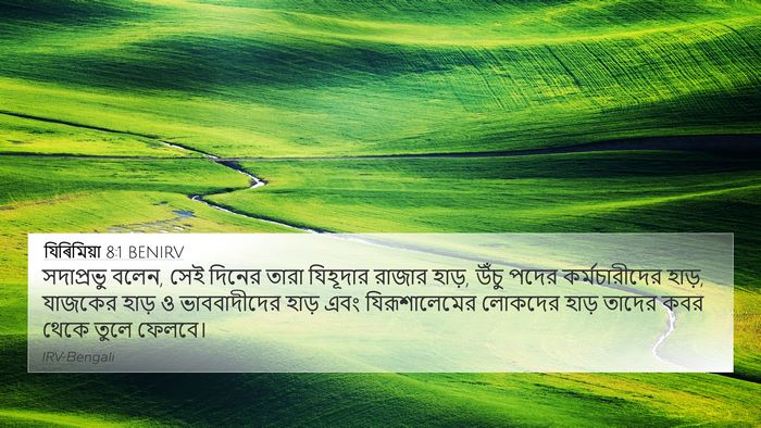 যিৰিমিয়া 8:1 BENIRV 4K Wallpaper - সদাপ্রভু বলেন, সেই - 4K Wallpaper Bible Verse