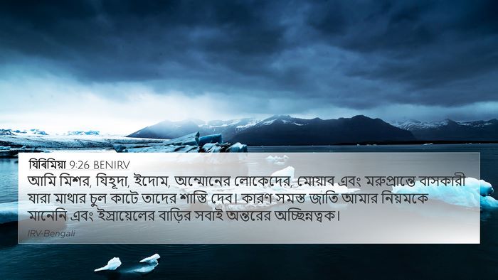 যিৰিমিয়া 9:26 BENIRV Bible Verse Image