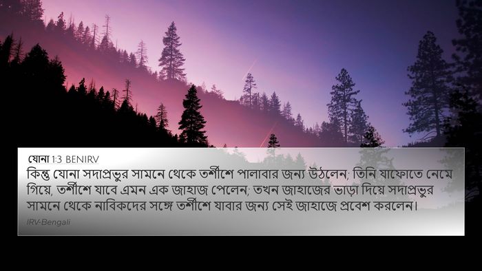 যোনা 1:3 BENIRV Bible Verse Image