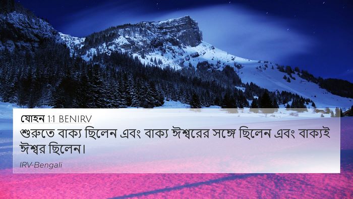 যোহন 1:1 BENIRV Bible Verse Image