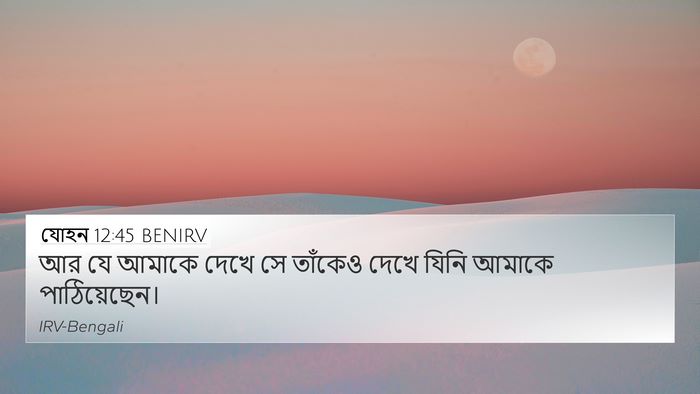 যোহন 12:45 BENIRV Bible Verse Image