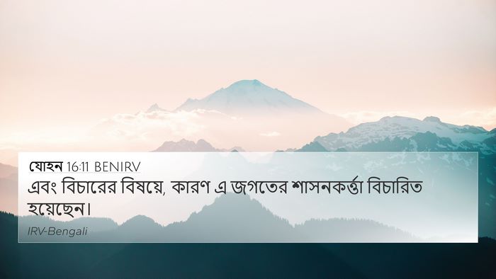 যোহন 16:11 BENIRV Bible Verse Image