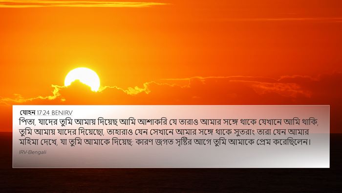 যোহন 17:24 BENIRV Bible Verse Image
