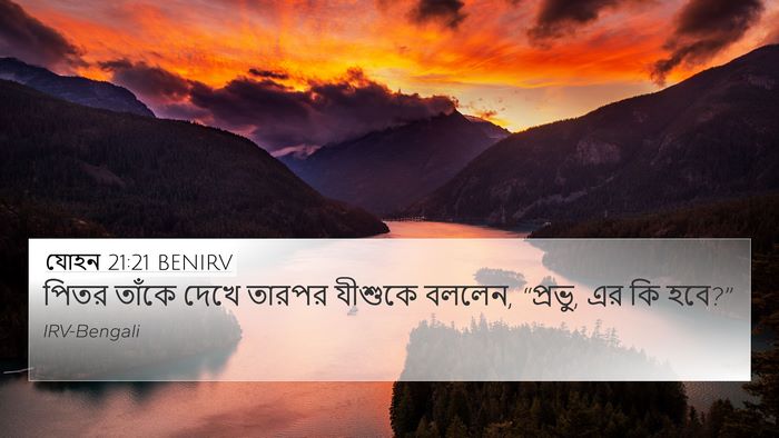 যোহন 21:21 BENIRV Bible Verse Image