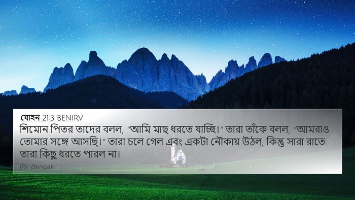যোহন 21:3 BENIRV Bible Verse Image