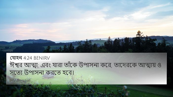 যোহন 4:24 BENIRV Bible Verse Image