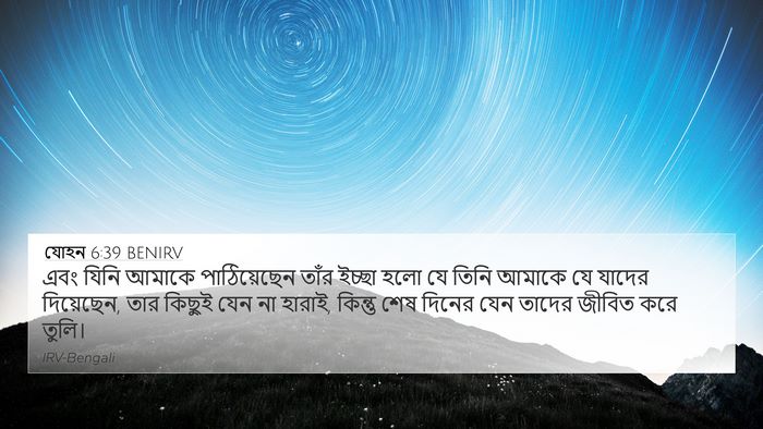 যোহন 6:39 BENIRV Bible Verse Image