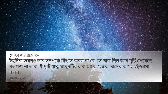 যোহন 9:18 BENIRV Bible Verse Image