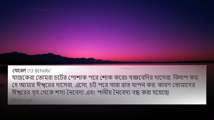 যোৱেল 1:13 BENIRV Bible Verse Image