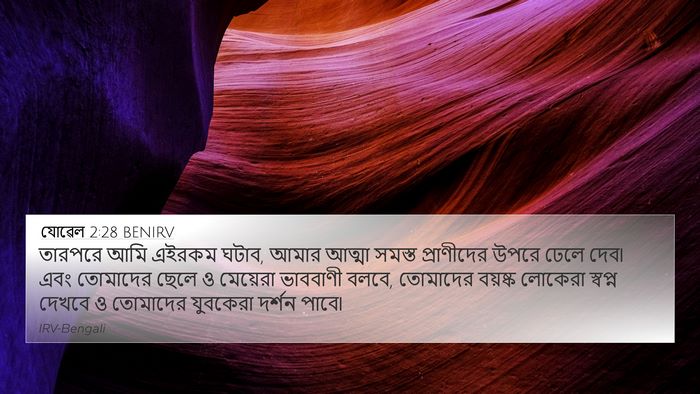 যোৱেল 2:28 BENIRV Bible Verse Image