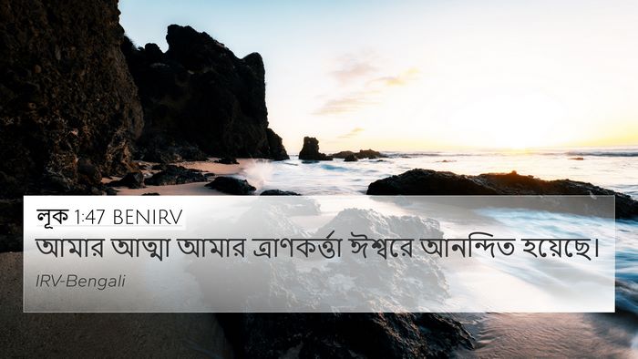 লূক 1:47 BENIRV Bible Verse Image
