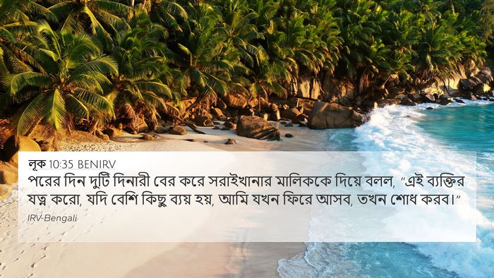 লূক 10:35 BENIRV Bible Verse Image