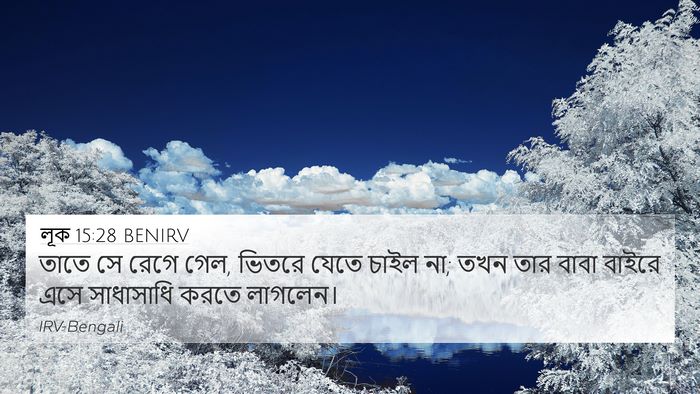 লূক 15:28 BENIRV Bible Verse Image