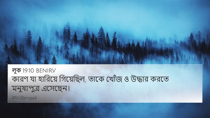 লূক 19:10 BENIRV Bible Verse Image