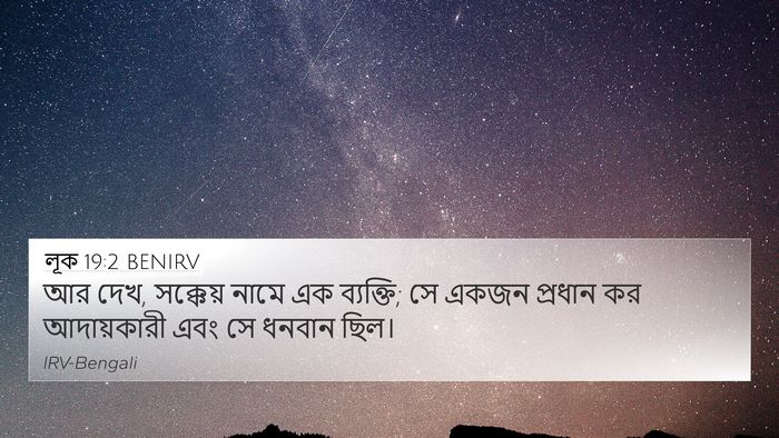 লূক 19:2 BENIRV Bible Verse Image