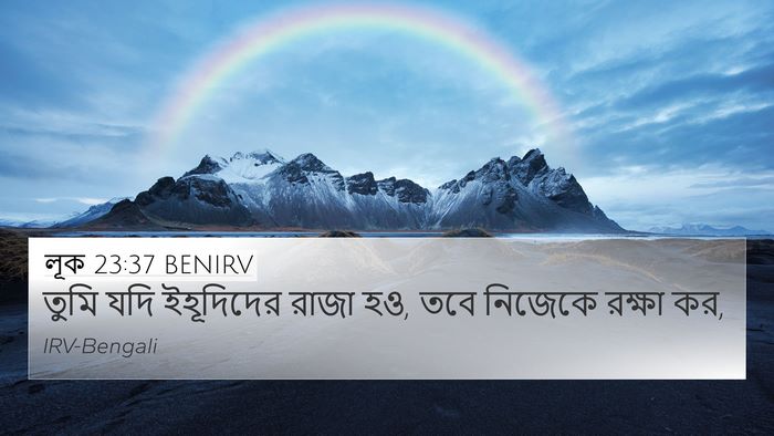 লূক 23:37 BENIRV Bible Verse Image