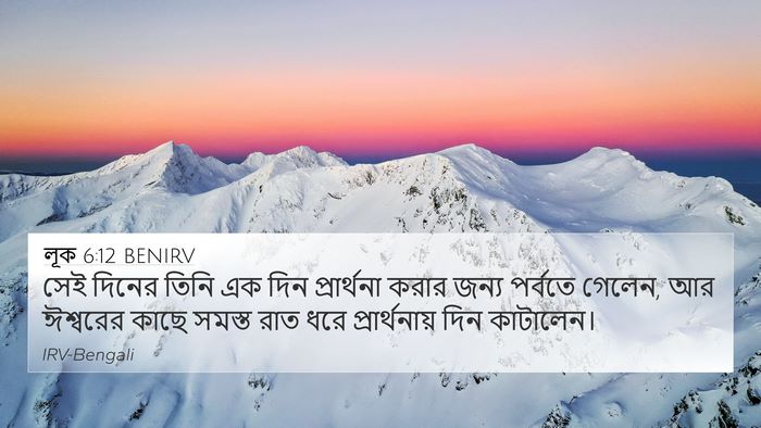লূক 6:12 BENIRV Bible Verse Image