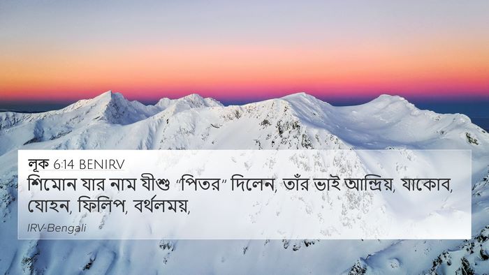 লূক 6:14 BENIRV Bible Verse Image