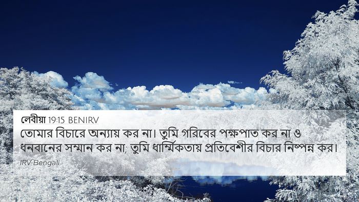 লেবীয়া 19:15 BENIRV Bible Verse Image