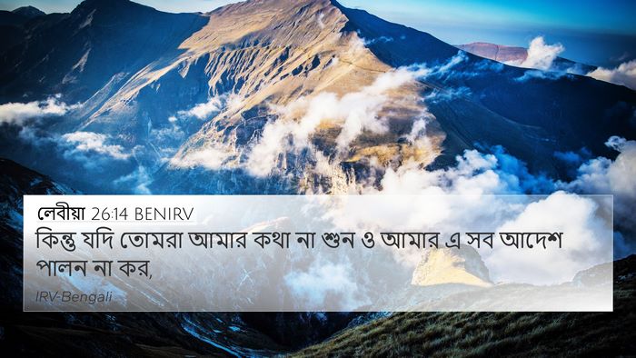 লেবীয়া 26:14 BENIRV Bible Verse Image
