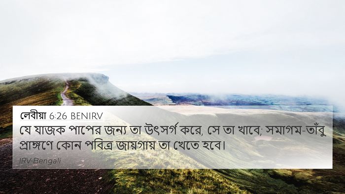 লেবীয়া 6:26 BENIRV Bible Verse Image