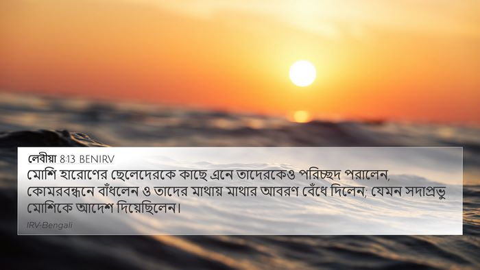 লেবীয়া 8:13 BENIRV Bible Verse Image